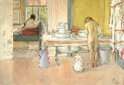 Carl Larsson Summer Morning oil painting